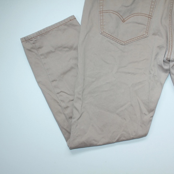 Levi’s 508 Mens Pants/Jeans Tan/Brown Size 36” Waist 30” Length - Picture 10 of 12